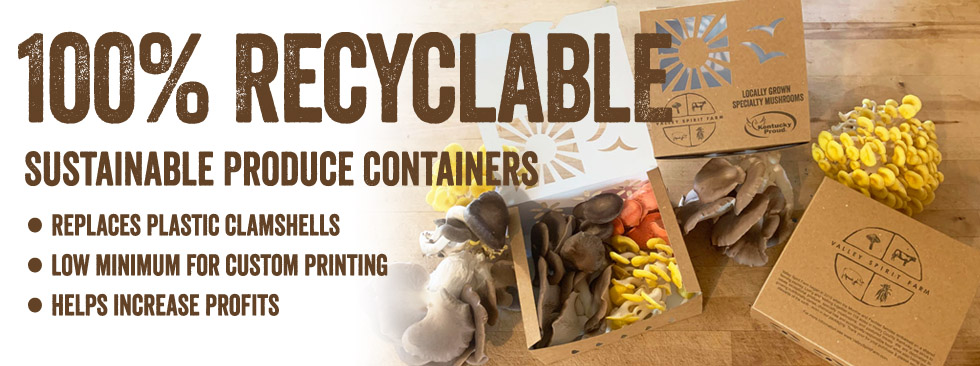 Replace plastic clamshells