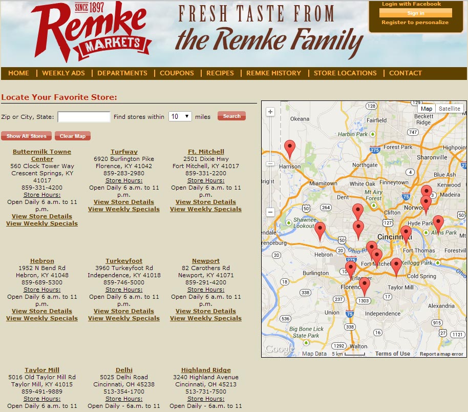 remke locations